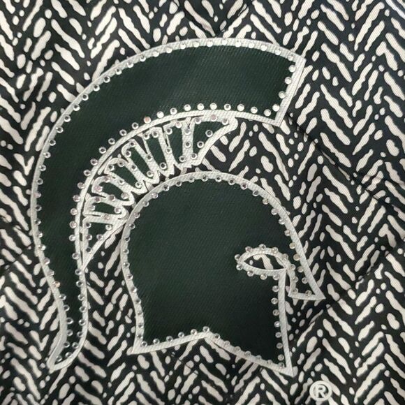 Michigan State Game Day MSU VEST  GameDay Couture Woman's size medium M helmet - Picture 3 of 11